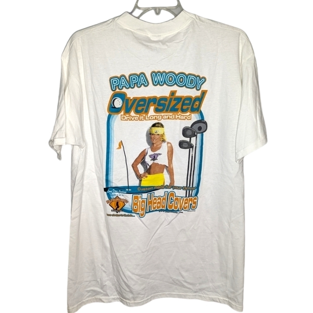 Vintage 1998 Papa Woody Men's Protection Promotion Golf Girl Size Men's XXL